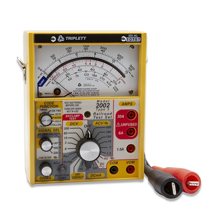 2012 Triplett Railroad Test Set (100Hz and 200Hz Cab Filters)