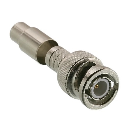301-4TP Triplett BNC Male 2 Pc Crimp-On 50 Ohm RG59 PVC RG6 TFE - 10 Pack
