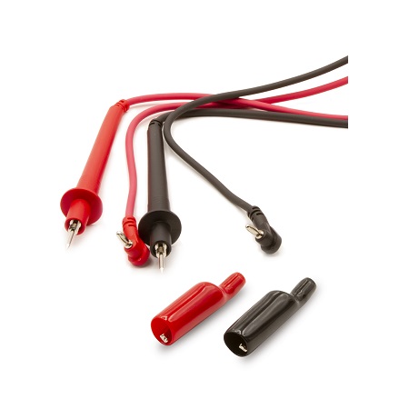 79-153 Triplett Universal 42" Test Leads with Mini Banana Jacks and Insulated Screw-On Alligator Clips