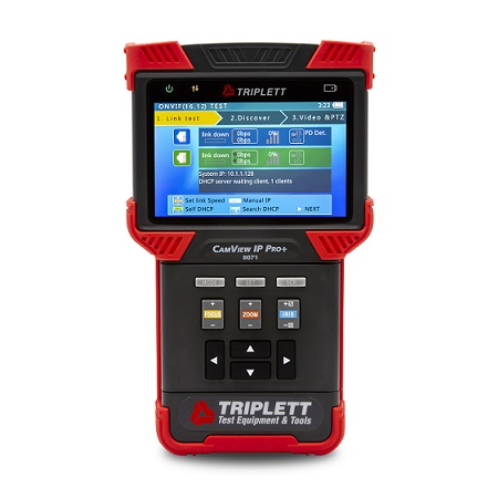 8071 Triplett CamView IP Pro+ 8071 AHD/TVI/CVI & IP Camera Tester