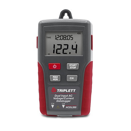 ACDL200 Triplett Dual Input True RMS AC Voltage/Current Datalogger