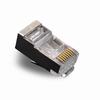 Show product details for CAT6-HPPS-HP Triplett High Performance Modular CAT6 Shielded Connector Male - 100 Pack