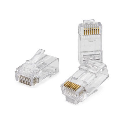 CAT6-HSP Triplett High Speed Pass-Thru Modular CAT6 Connector Male Jar of 50
