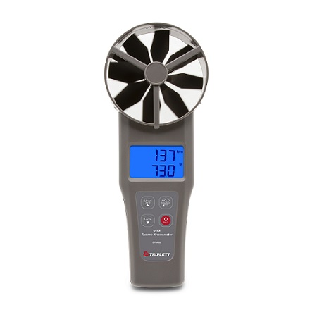 CFM400 Triplett 4" (100mm) Large Vane CFM/CMM Thermo-Anemometer