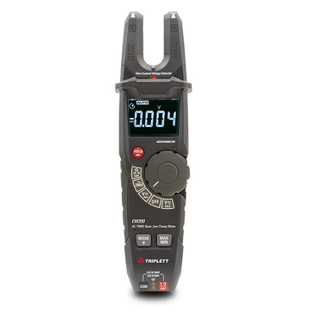 CM200 Triplett 200A True RMS Open Jaw Clamp Meter