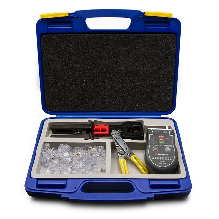 HS-TK Triplett GEM Electronics High-Speed Pass-Thru RJ45 Tool Kit - (HS-TK)