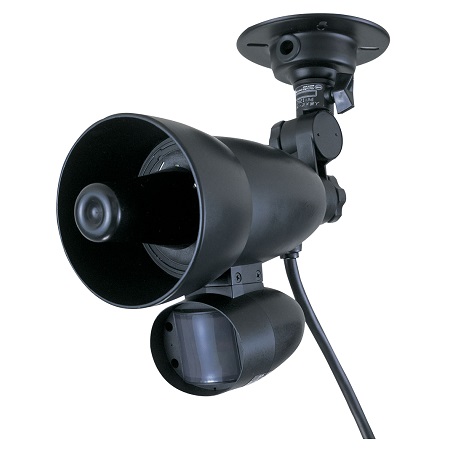 PV-12 TAKEX 40' x 40' Wide Angle Indoor/Outdoor PIR Sensor Speaker 100dB 12VDC