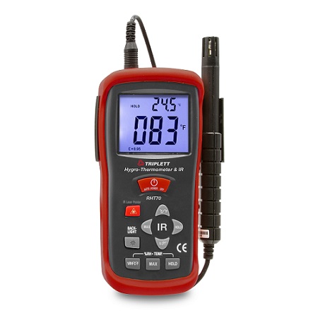 RHT70 Triplett Hygro-Thermometer + Infrared Thermometer