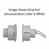 SD-80-WH-10 Tane Alarm 1" Diameter Recessed Contact and Magnet Steel Door with 1 1/2" Gap - Pack of 10
