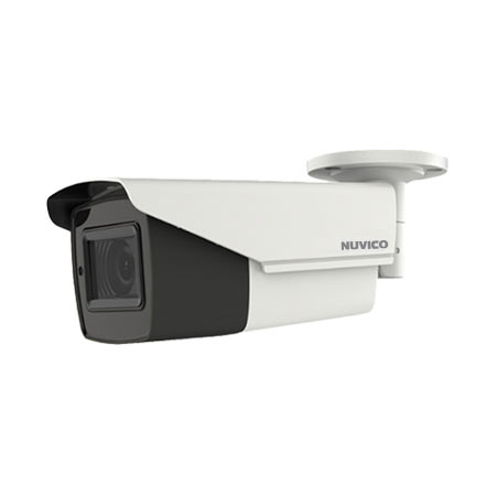 TCH-8ML-BL21 Nuvico 2.7~13.5mm Auto-focus Motorized 15FPS @ 8MP Outdoor IR Day/Night Bullet HD-TVI/HD-CVI/AHD/Analog Security Camera 12VDC/24VAC