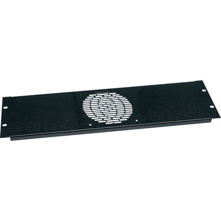 TFP1 Middle Atlantic Fan Panel for 1 Fan, Black Textured Finish