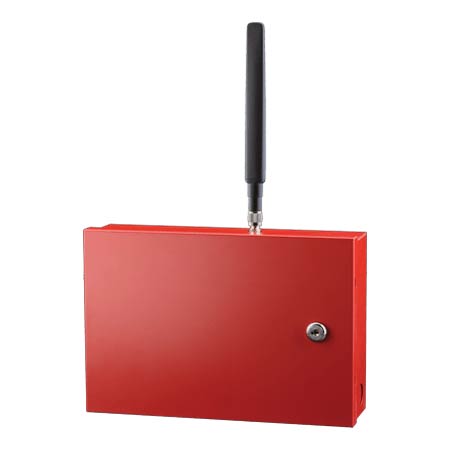 TG7LVF Telguard TG-7FS LTE-V Verizon Commercial Fire Cellular Alarm Communicator for Verizon LTE Networks - Red Metal Enclosure