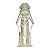 Show product details for TG12KTP L.H. Dottie #12 Anchor Kit Phillips/Slotted #12 Green Triple Grip Anchor - Pack of 100