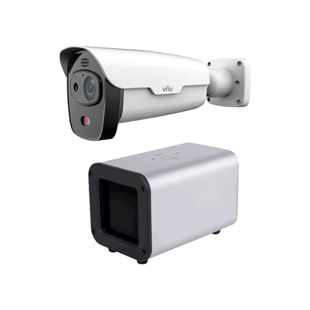 TIC2221TER5-F3-4F4APCA Uniview 4mm 4MP Indoor IR WDR Day/Night Dual-spectrum Thermal Bullet IP Security Camera 12VDC/PoE