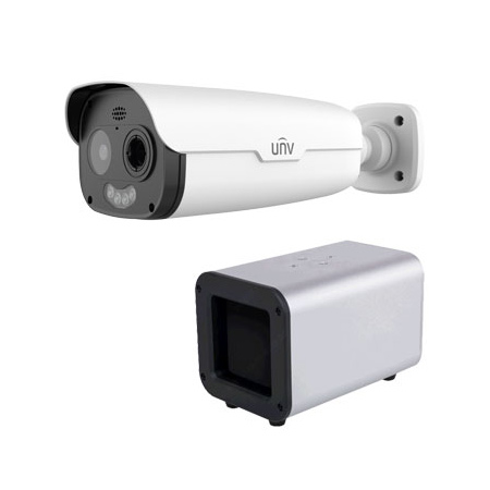 TIC2531TER5-F10-4F6APCA Uniview 6mm 4MP Outdoor IR WDR Day/Night Dual-spectrum Thermal Bullet IP Security Camera 12VDC/PoE