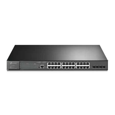 TL-SG3428MP TP Link 28 Port Gigabit PoE Port 384W Total Budget L2 Managed PoE Switch