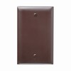 Show product details for TP13-20 Legrand On-Q USB 1-Gang Blank Wall Plate - Brown - 20 Pack
