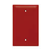 Show product details for TP13RED-20 Legrand On-Q Blank Plates Box Mounted One Gang - Red - 20 Pack