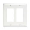 Show product details for TP262W-20 Legrand On-Q 2 Gang Decorator Wall Plate - White - 20 Pack