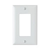 Show product details for TP26W-20 Legrand On-Q Single Gang Decorator Wall Plate - White - 20 Pack