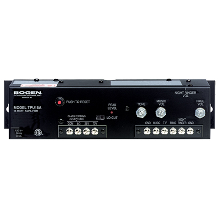 TPU15A Bogen Telephone Paging Amplifier