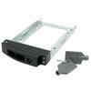 TRAY-25-BLK02 QNAP 2.5" SSD Tray with Key Lock and Two Keys, Black and Metal