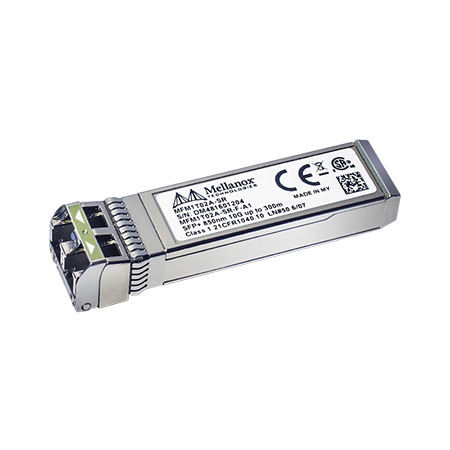 [DISCONTINUED] TRX-10GSFP-SR-MLX QNAP Mellanox MFM1T02A-SR 10GbE Transceiver
