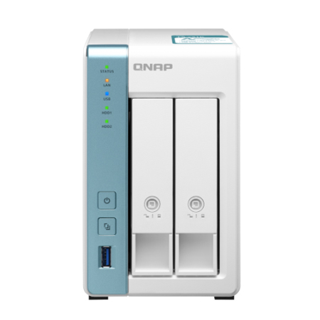 [DISCONTINUED] TS-231K-US QNAP 2-bay NAS 1.7GHz Annapurna Labs AL-214 4-core 1GB RAM - No HDD