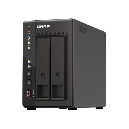 TS-253E-8G-US QNAP 2-Bay Desktop NAS 2.6 GHz Intel Celeron J6412 4-core/4-thread 8GB RAM - No HDD