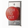 Show product details for TS-60 Alarm Controls Pneumatic Push to Exit Mushroom Push Button - Stainless Steel