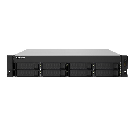 TS-832PXU-RP-4G-US QNAP 8 Bay Rackmount NAS/iSCI/IP-SAN 1.7GHz Alpine AL324 64-bit ARM Cortex-A57 Quad-core 4GB RAM - No HDD