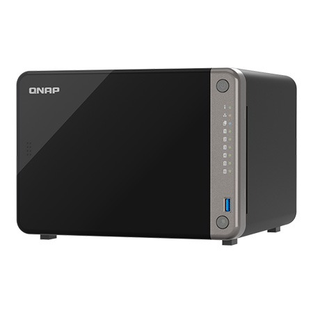 TS-AI642-8G-US QNAP 6-Bay Desktop AI NAS 2.2 GHz ARM Cortex A76/A55 8GB RAM - No HDD