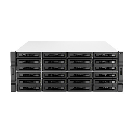 TS-h3087XU-RP-E2378-64G-US QNAP 30-Bay Rackmount NAS 2.6 GHz Intel Xeon E-2378 8-core 64GB RAM - No HDD
