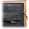 Show product details for TS Middle Atlantic 77 Inch Trim Strip, Included Snap Washers and End Caps, Black Powder Coat Finish