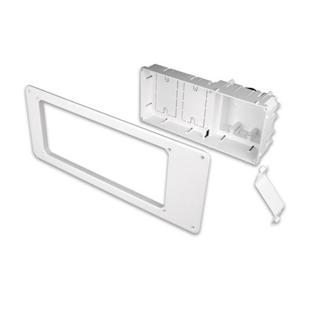 TVB613 Arlington Industries 4-Gang Recessed TV Box for Power and Low Voltage