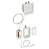 Show product details for TVBRA3K Arlington Industries 2-Gang Power/Low-Voltage Box and 1-Gang Power TV Bridge II Kit