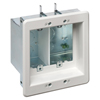 Show product details for TVBS505 Arlington Industries 2-Gang Steel Recessed TV Box