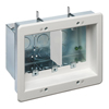 Show product details for TVBS507 Arlington Industries 3-Gang Steel Recessed TV Box