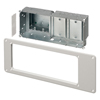Show product details for TVBS613 Arlington Industries 4-Gang Steel Recessed TV Box for Power and Low Voltage