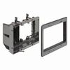 Show product details for TVBU507BL Arlington Industries 3-Gang Black TV Box