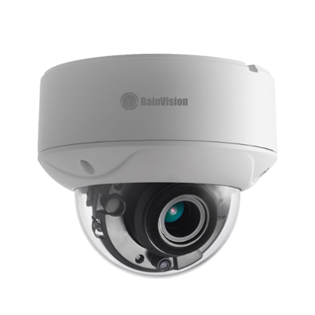 TVIHD8VD-21M-W Rainvision 2.7~13.5mm Motorized 15FPS @ 8MP Indoor/Outdoor IR Day/Night Vandal Dome HD-TVI/HD-CVI/AHD/Analog Security Camera 12VDC/24VAC