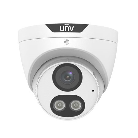 IPC3618SE-ADF28KM-WL-I0 Uniview Prime III Series 2.8mm 30FPS @ 8MP Outdoor White Light Day/Night WDR Eyeball IP Security Camera 12VDC/PoE