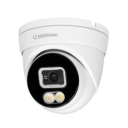 UA-CR550F2 UVS Line 2.8mm 20FPS @ 5MP Outdoor Warm Light Day/Night Eyeball HD-TVI/HD-CVI/AHD/Analog Security Camera 12VDC