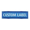 Show product details for UB-1CL-B STI Custom Message Plate - Blue