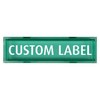Show product details for UB-1CL-G STI Custom Message Plate - Green