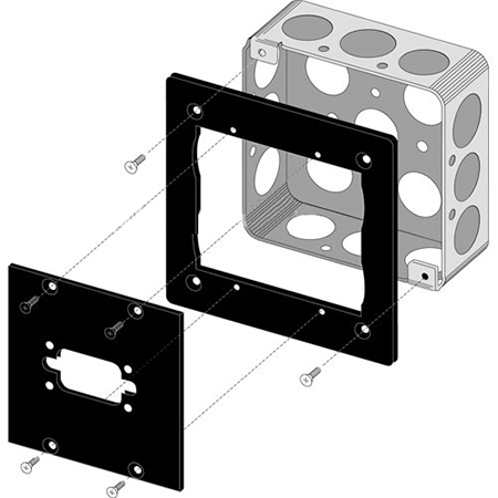 UCP-ADP Middle Atlantic UCP Panel 1900 Box Adapter