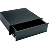 Show product details for UD2 Middle Atlantic 2 Space (3 1/2 Inch) Utility Drawer, Black Powder Coat Finish