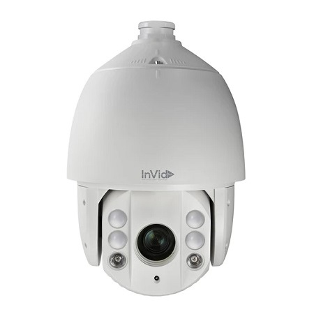 ULT-P2PTZXIR20 InVid Tech 4.3~94.0mm 20x Optical Zoom 30FPS @ 1080p Outdoor IR Day/Night WDR PTZ IP Security Camera 24VAC/POE
