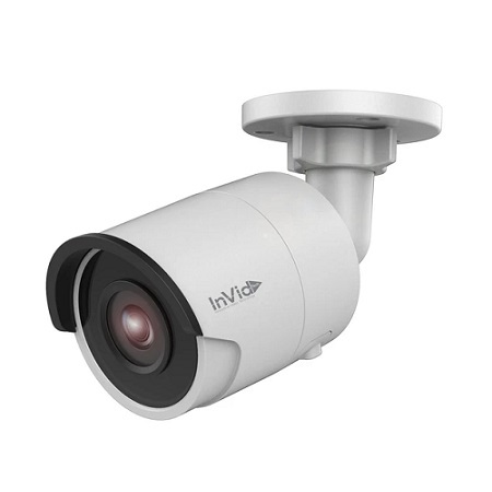 ULT-P4BIR6 InVid Tech 6mm 20FPS @ 4MP Outdoor IR Day/Night WDR Bullet IP Security Camera 12VDC/POE