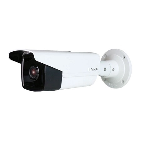 ULT-P4BXIR4N InVid Tech 4mm 20FPS @ 4MP Outdoor IR Day/Night WDR Bullet IP Security Camera 12VDC/PoE
